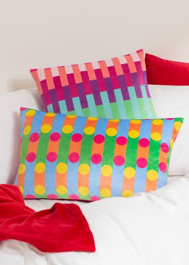 Heya Home Bon Bon Velvet Filled Cushion (40cm x 60cm x 8cm)