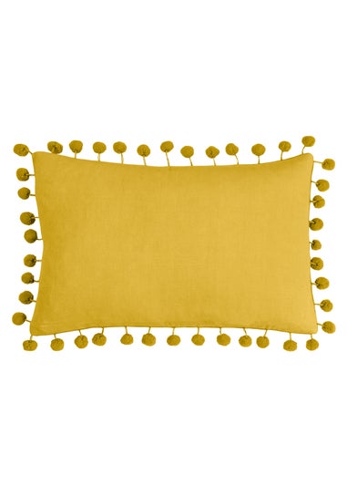 furn. Dora Rectangular Velvet Filled Cushion (30cm x 50cm x 8cm)