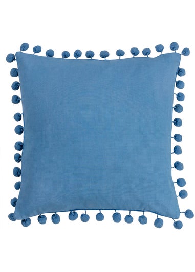 furn. Dora Square Velvet Filled Cushion (45cm x 45cm x 8cm)