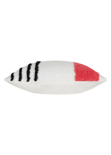 Heya Home Elmer Tufted Filled Cushion (45cm x 45cm x 8cm)