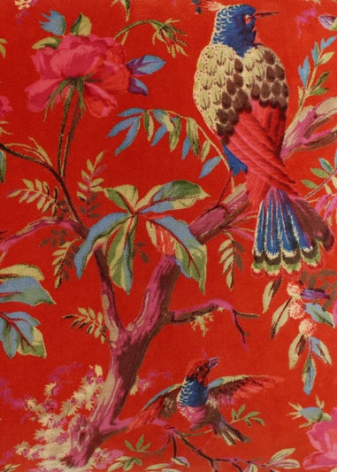 Paoletti Paradise Velvet Filled Cushion (50cm x 50cm x 8cm)