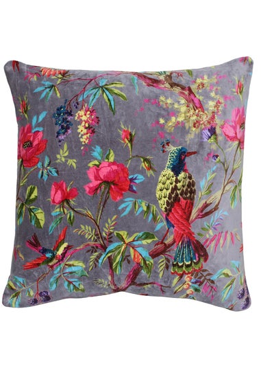 Paoletti Paradise Velvet Filled Cushion (50cm x 50cm x 8cm)