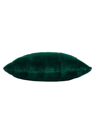 Paoletti Empress Faux Fur Filled Cushion (45cm x 45cm x 8cm)