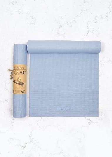 Myga Yoga Mat - Non-Slip Exercise Mat for Yoga, Pilates, Meditation &  Fitness - Lightweight Mat with Carry Strap for Travel - Royal Blue