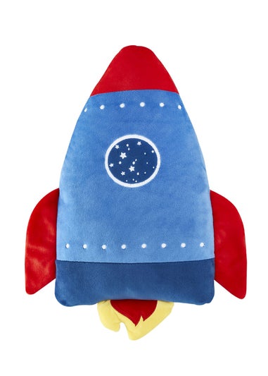 Catherine Lansfield Lost In Space Rocket Shaped Cushion (45x45cm)