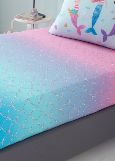 Catherine Lansfield Kids Mermaid Ombre Fitted Sheet