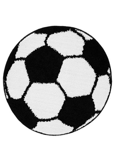 Catherine Lansfield Kids It's A Goal Football Shaped Rug