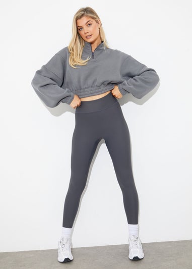 In The Style Charcoal Sculpt Fit Leggings