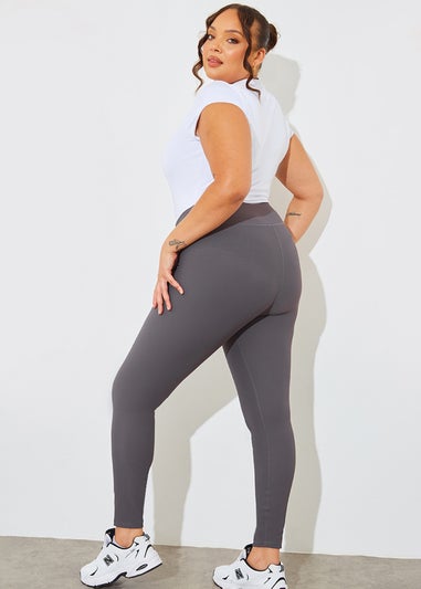 In The Style Charcoal Sculpt Fit Leggings