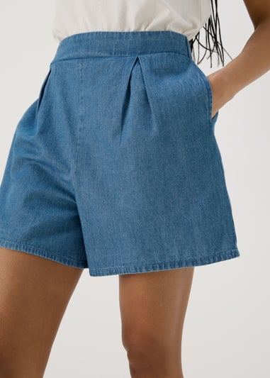 Blue Soft Demin Shorts