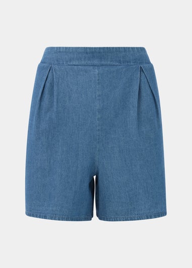Blue Soft Demin Shorts