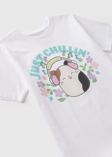 Squishmallow Kids White T-Shirt (5-12yrs)