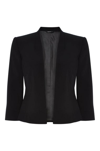 Roman Black 3/4 Sleeve Rochette Jacket