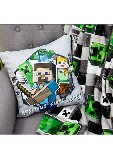 Minecraft Circle Square Cushion (40cm x 40cm)