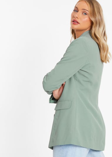 Quiz Green Tailored Blazer