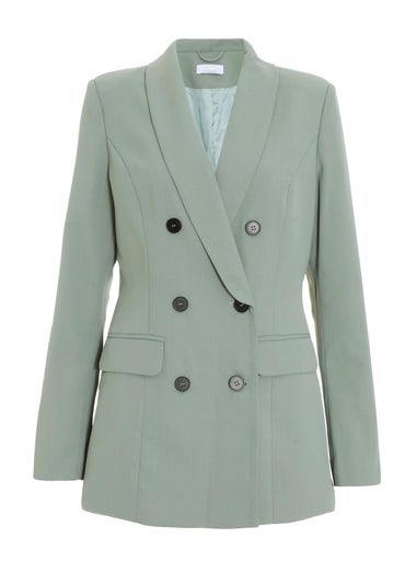 Quiz Green Tailored Blazer