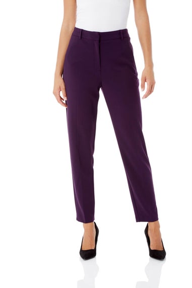 Roman Plum Straight Leg Stretch Trouser