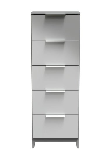 Ready Assembled Panama 5 Drawer Tallboy