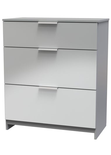 Ready Assembled Panama 3 Drawer Deep Chest