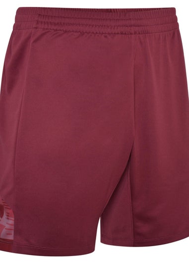 Umbro Burgundy Vier Shorts