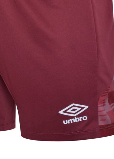 Umbro Burgundy Vier Shorts