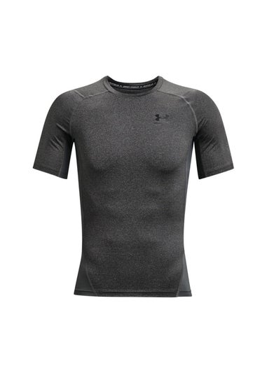 Under Armour Grey/Black Short-Sleeved Compression Shirt