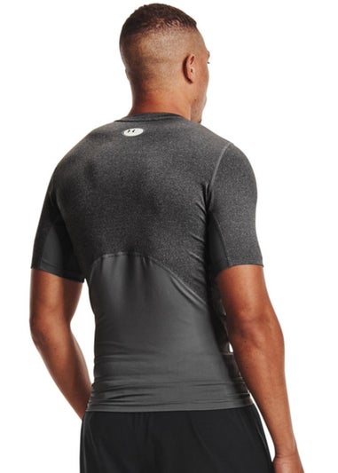 Under Armour Grey/Black Short-Sleeved Compression Shirt