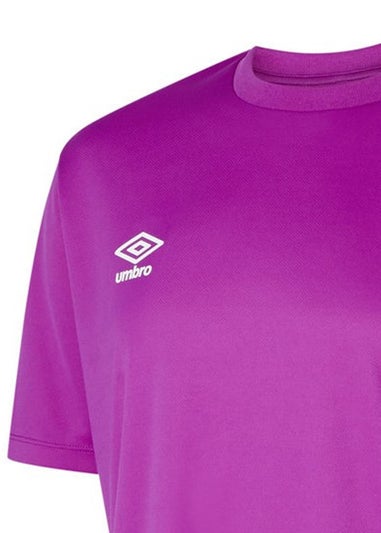 Umbro Purple Club Short-Sleeved Jersey