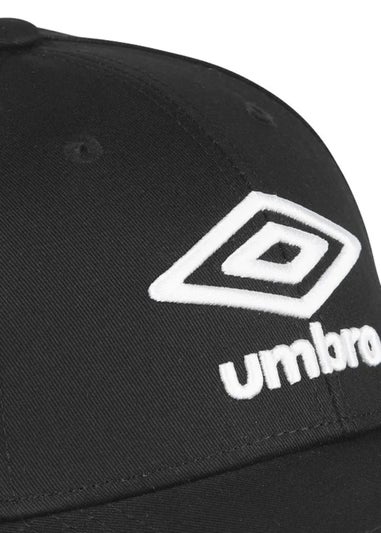 Umbro Black/White Logo Cap