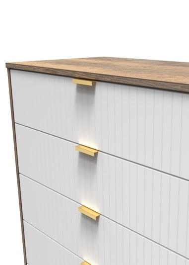 Ready Assembled Lisbon 5 Drawer Chest