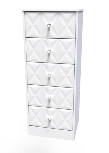 Ready Assembled Toronto 5 Drawer Tallboy