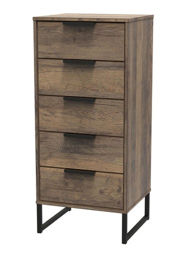 Ready Assembled Milano 5 Drawer Tallboy