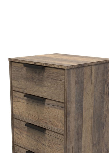 Ready Assembled Milano 5 Drawer Tallboy