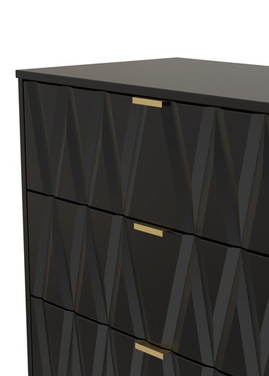 Ready Assembled Venetian 3 Drawer Deep Chest