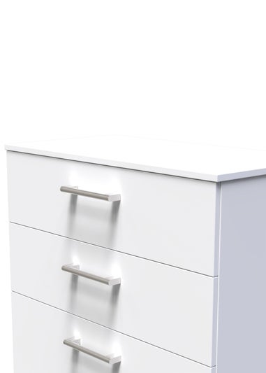 Ready Assembled Bari 4 Drawer Deep Chest