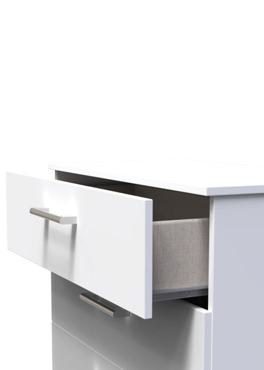 Ready Assembled Bari 4 Drawer Deep Chest