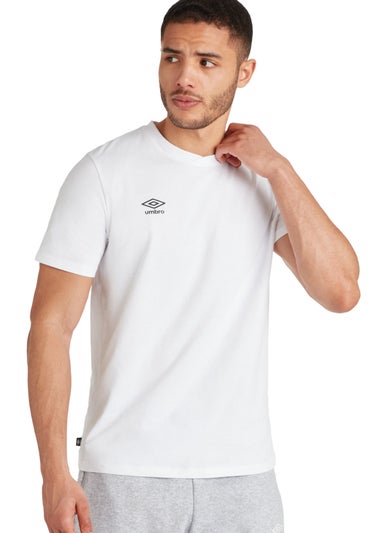 Umbro White/Black Club Leisure T-Shirt