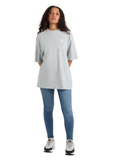 Umbro Grey/White Core Oversized T-Shirt