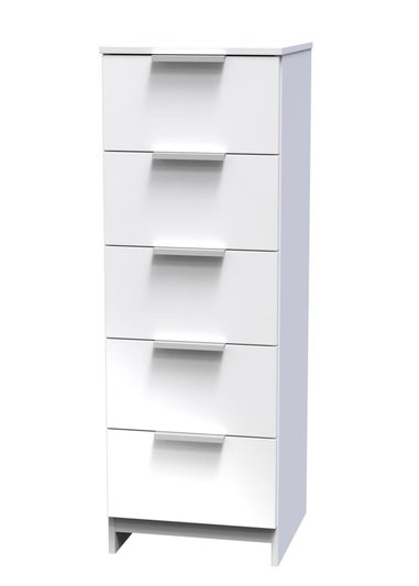 Ready Assembled Panama 5 Drawer Tallboy