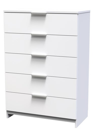Ready Assembled Panama 5 Drawer Chest