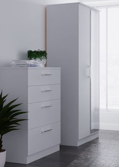 Ready Assembled Bari 3 Drawer Deep Chest