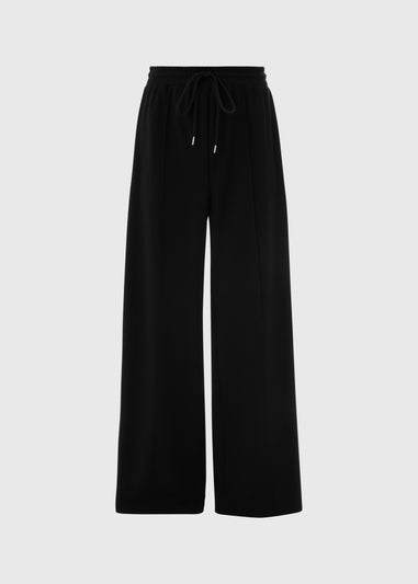 Black Seam Detail Stretch Trousers