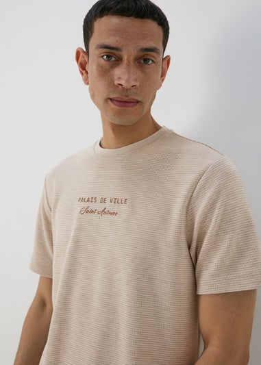 Stone Jacquard Pin Dot T-Shirt