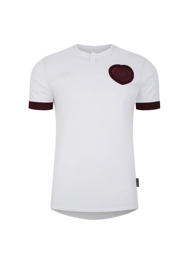 Umbro Kids White 23/24 Heart Of Midlothian FC Third Jersey (7-10yrs)