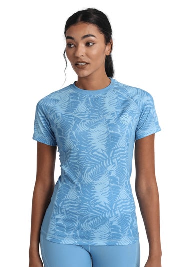 Umbro Sky Blue Pro Training Printed T-Shirt