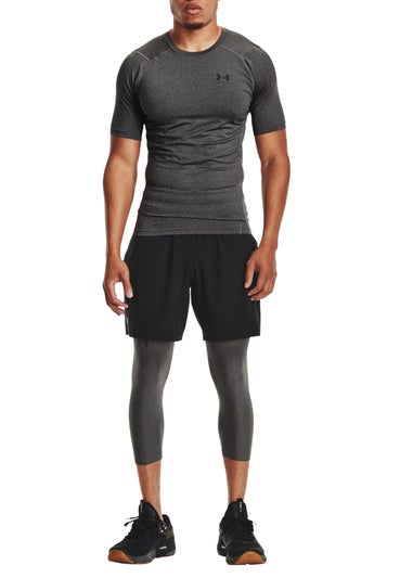Under Armour Grey/Black Raglan Compression Shirt