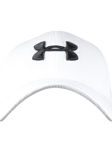 Under Armour White Blitzing Baseball Cap