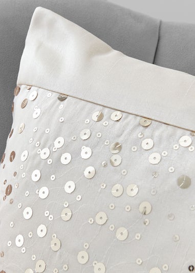 Catherine Lansfield Glitzy Sequin Cushion (43x43cm)