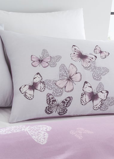 Catherine Lansfield Scatter Butterfly Reversible Duvet Cover Set