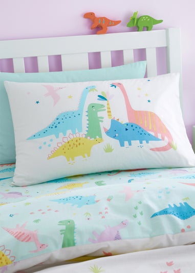 Catherine Lansfield Dinosaur Friends Reversible Duvet Cover